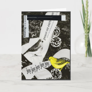 Dark Christmas Holiday Card