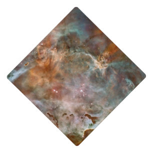 Dark Clouds of Carina Nebula Hubble Space Graduation Cap Topper