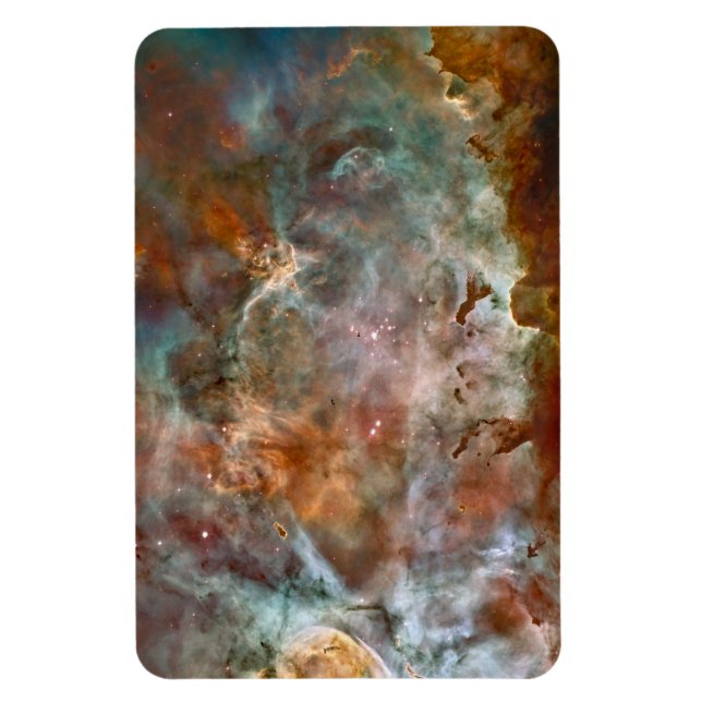 Dark Clouds of Carina Nebula Hubble Space Magnet (Vertical)