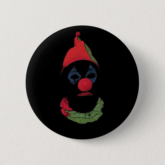 Dark Clown 2 Inch Round Button (Front)