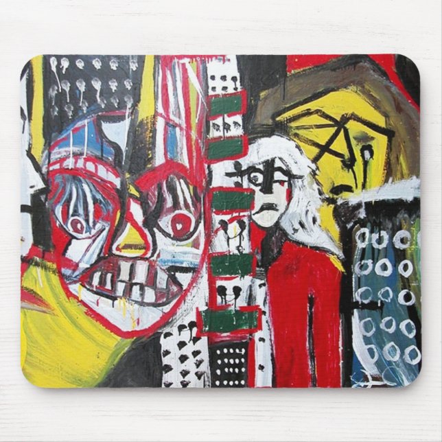 Dark Clowns Mouse Pad (Front)