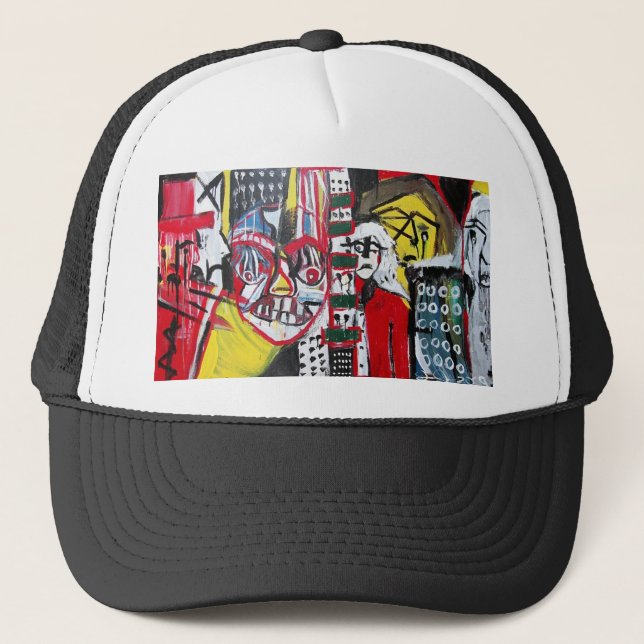 Dark Clowns Trucker Hat (Front)