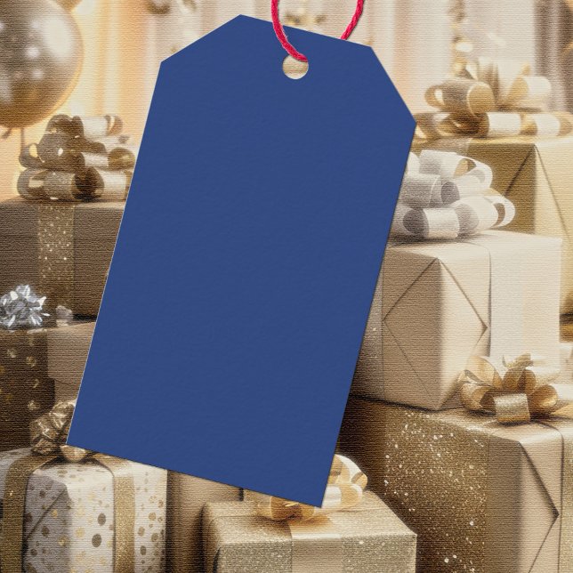 Dark Cobalt Blue Gift Tags (Creator Uploaded)