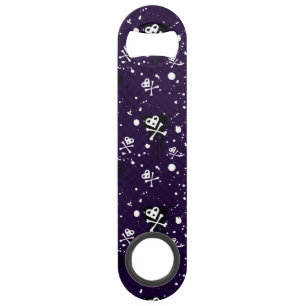 Dark Colour Emo Pattern With Paint Speed Bottle Opener