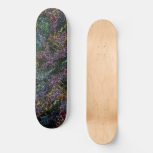 Dark coloured texture, corroded or destroyed spong skateboard