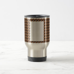 Dark Copper Energy Chakra - add text or image box Travel Mug