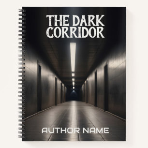 Dark Corridor Book Cover Inspiration Notebook