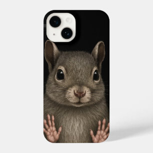 Dark Cottagecore Gray Squirrel Phone Case 