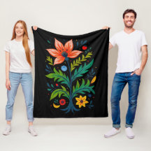 Dark Cottagecore Moody Boho Folk Art Floral Tree