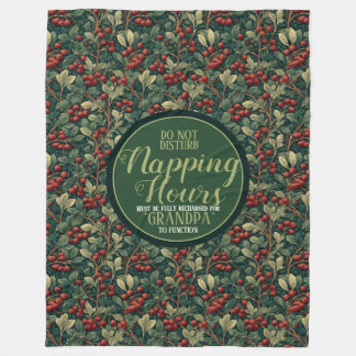 Dark Cottagecore Vintage, Fleece Blanket