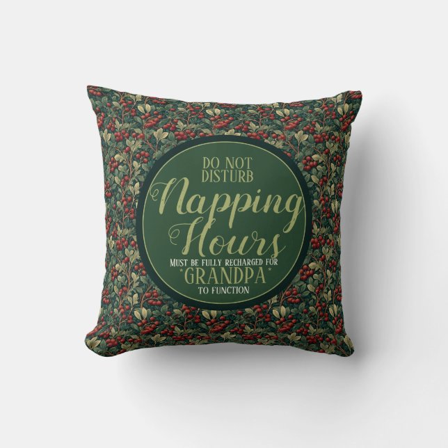 Dark Cottagecore Vintage, Throw Pillow (Front)