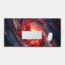 Dark Crimson Abyss Red Galaxy Cosmic Horror