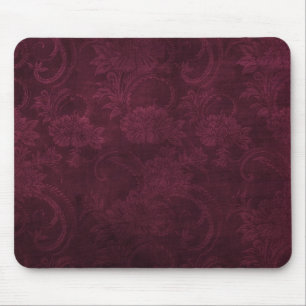 Dark Crimson Gothic Mouse Pad