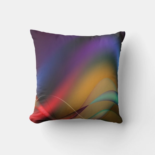 Dark Curtain American MoJo Pillow (Front)