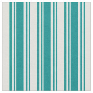 Dark Cyan and Light Cyan Stripes Fabric