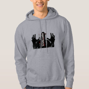Dark Cyberpunk Hacker Techwear Hoodie