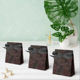 Dark Damask Favour Box