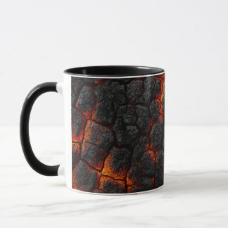 Dark Damask Pattern Coffee Mug