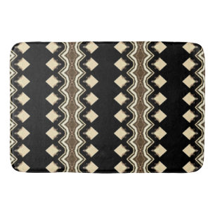 Dark Diamond Weave Bath Mat
