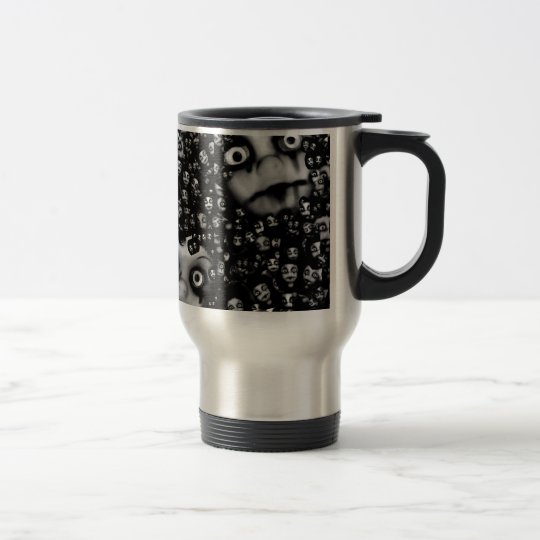 Dark dolls scary products travel mug