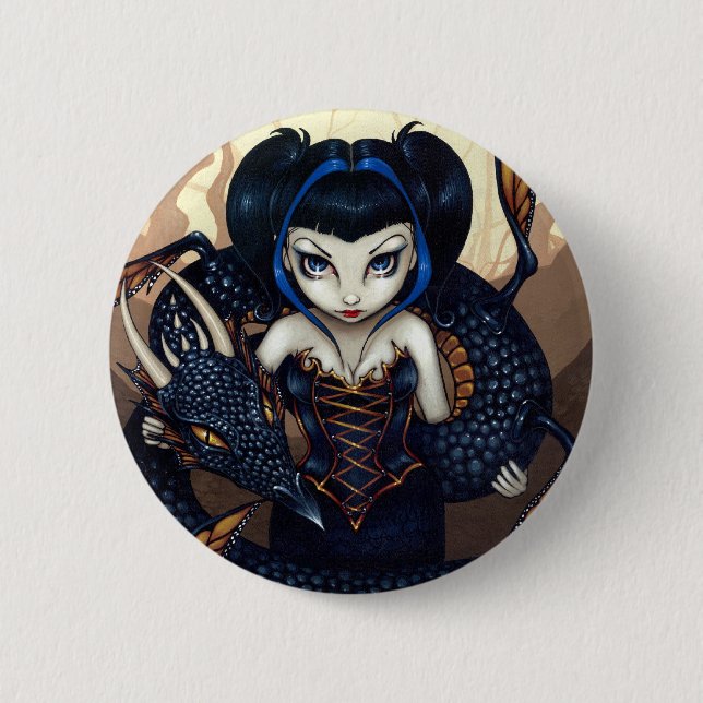 "Dark Dragon" Button (Front)