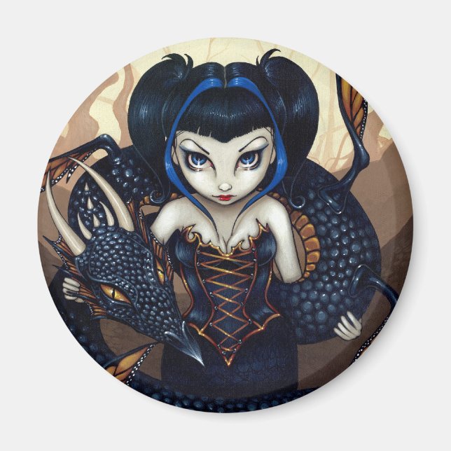 "Dark Dragon" Magnet (Front)