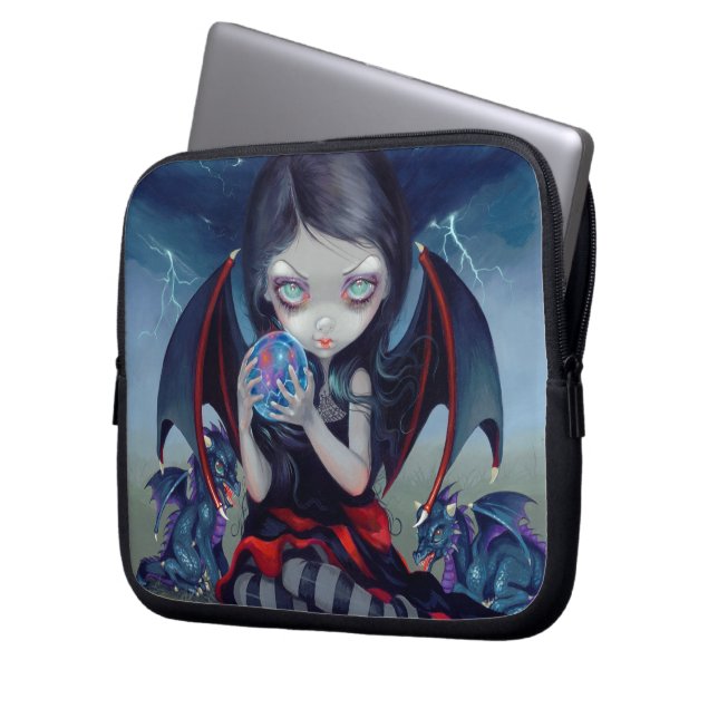 "Dark Dragonling" Electronics Bag (Front Left)