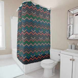 Dark Earth Woodlands Zigzag Chevron