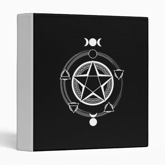 Dark Elemental Pentacle Binder (Front/Spine)