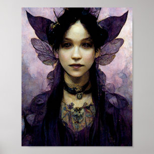 Dark Elf 2 Goth Gothic Imaginaire Art Poster