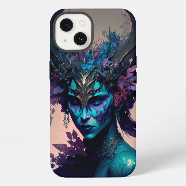 Dark Elf Fantasy Art iPhone Case (Back)