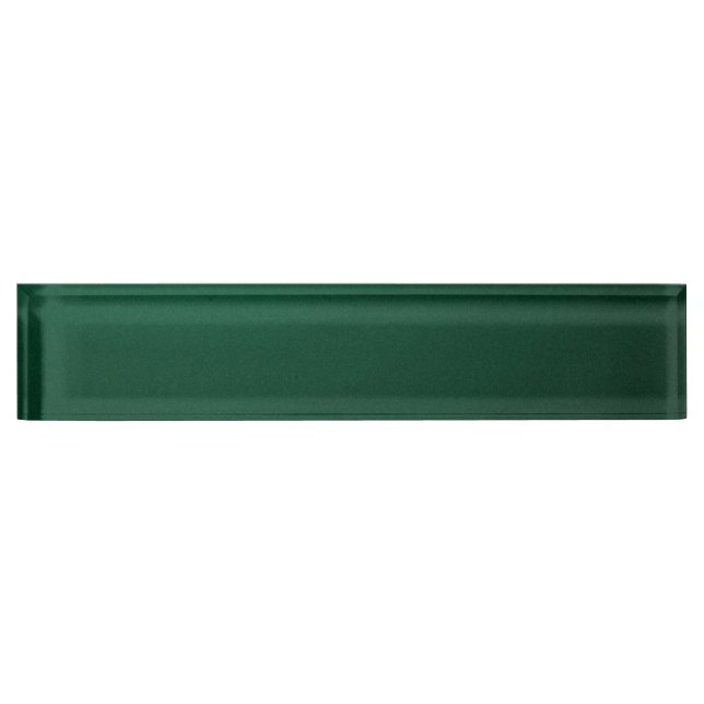 DARK EMERALD (a dark green design with fade) ~ Nameplate (Front)