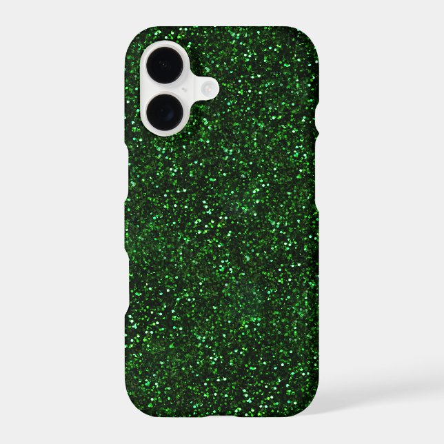 Dark Emerald Green Glitter (Back)