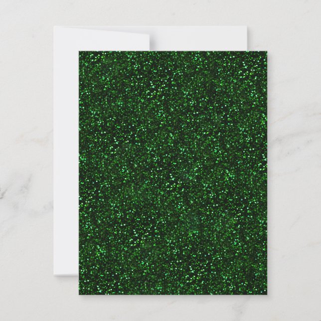 Dark Emerald Green Glitter (Front)