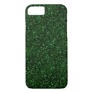 Dark Emerald Green Glitter Case-Mate iPhone Case