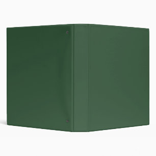 Dark Emerald Green Solid Colour Binder