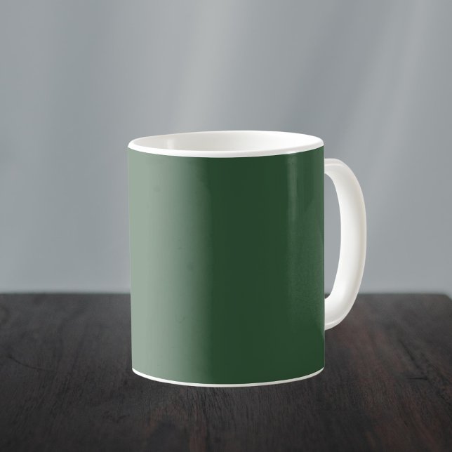 Dark Emerald Green Solid Colour Coffee Mug (Creator Uploaded)