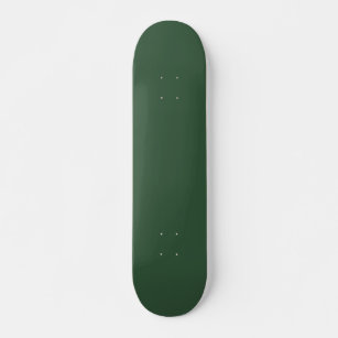 Dark Emerald Green Solid Colour Skateboard