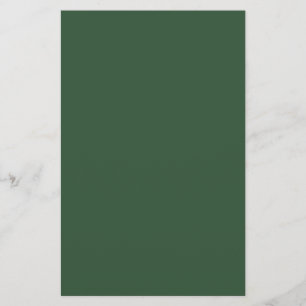 Dark Emerald Green Solid Colour Stationery