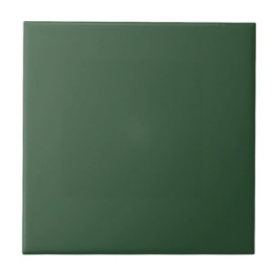 Dark Emerald Green Solid Colour Tile