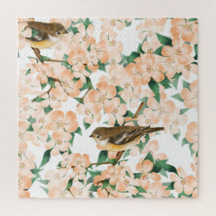 Dark Enchanted Flowers: Vintage Magic Jigsaw Puzzle