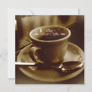Dark espresso - grunge coffee quote
