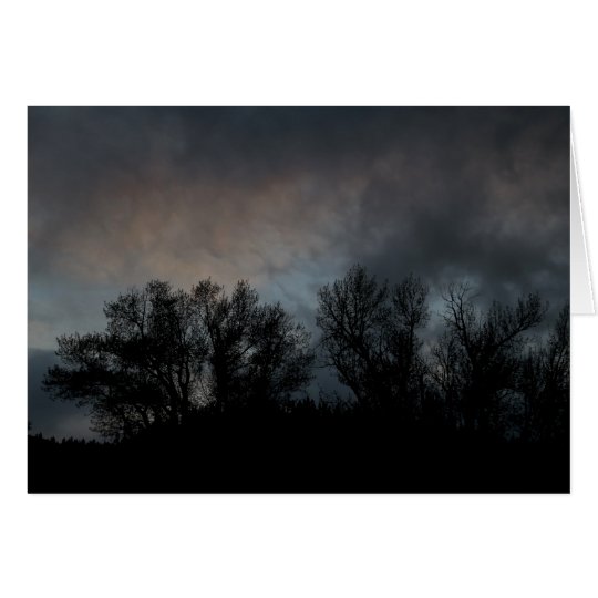 Dark Evening Card