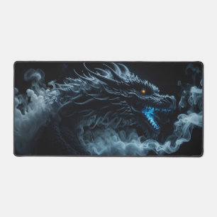 Dark Evil Smoky Dragon Desk Mat