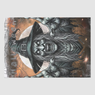 Dark Evil Witch Tissue Paper