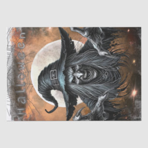 Dark Evil Witch Tissue Paper