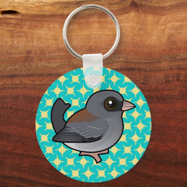 Dark-eyed Junco (grey-headed) Keychain (Back)