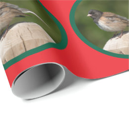 Dark-eyed Junco Holiday Wrapping Paper