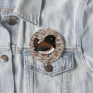 Dark-eyed Junco (Oregon) 3 Inch Round Button