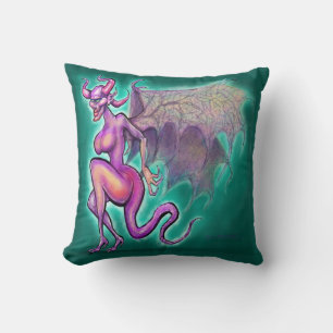 Dark Fae Throw Pillow
